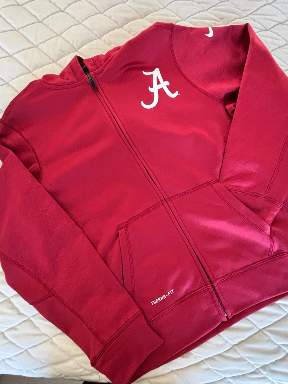 Nike Alabama Crimson Tide Therma-FIT Full Zip Hoodie Women’s XL